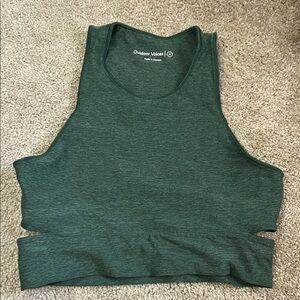 Outdoor Voices Women's Forest Green Crop Top